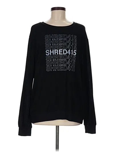 Pre-owned Assorted Brands Sweatshirt In Black