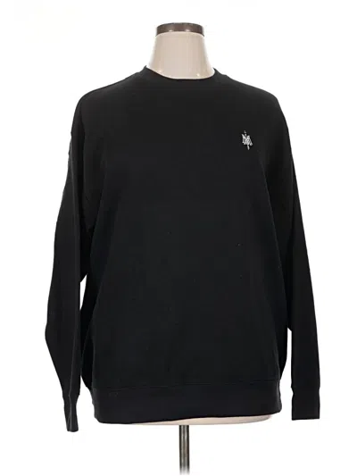 Pre-owned Assorted Brands Sweatshirt In Black