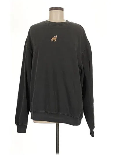 Pre-owned Assorted Brands Sweatshirt In Black