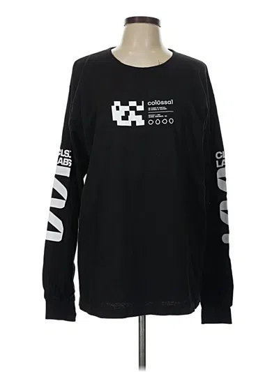 Pre-owned Assorted Brands Sweatshirt In Black