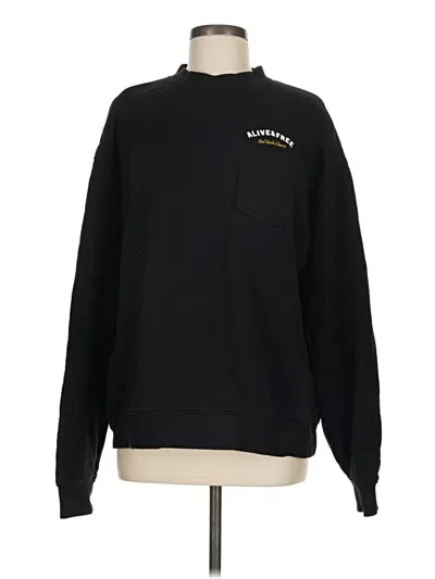 Pre-owned Assorted Brands Sweatshirt In Black