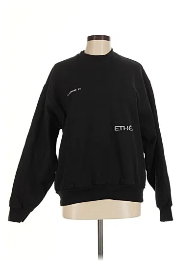 Pre-owned Assorted Brands Sweatshirt In Black