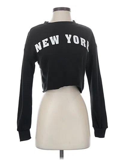 Pre-owned Assorted Brands Sweatshirt In Black