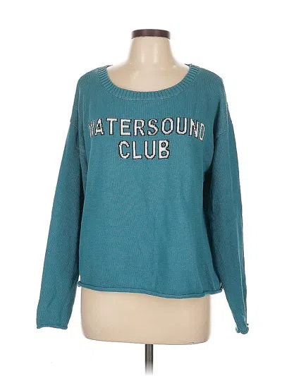 Pre-owned Assorted Brands Sweatshirt In Blue