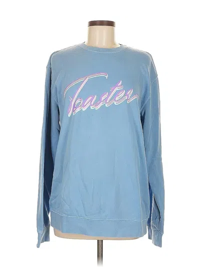 Pre-owned Assorted Brands Sweatshirt In Blue