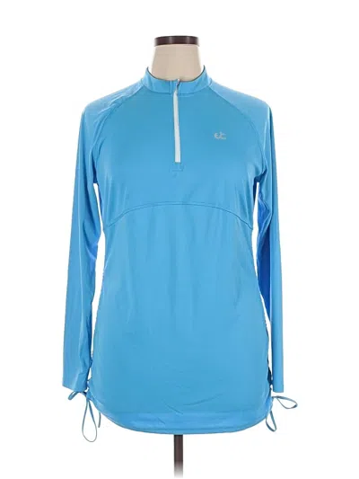 Pre-owned Assorted Brands Sweatshirt In Blue