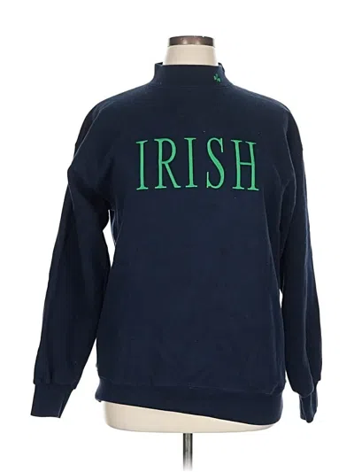 Pre-owned Assorted Brands Sweatshirt In Blue
