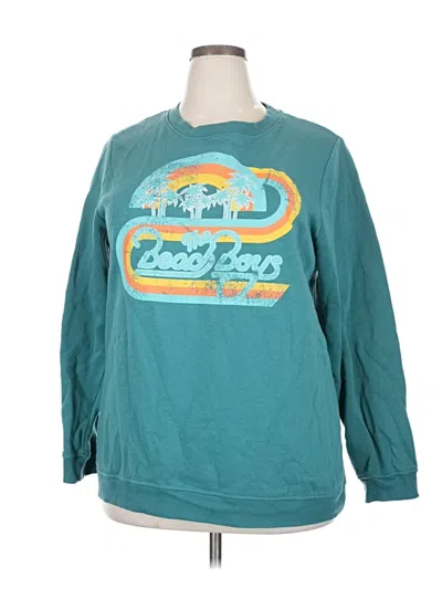 Pre-owned Assorted Brands Sweatshirt In Blue