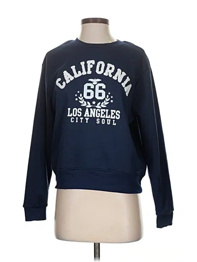Pre-owned Assorted Brands Sweatshirt In Blue