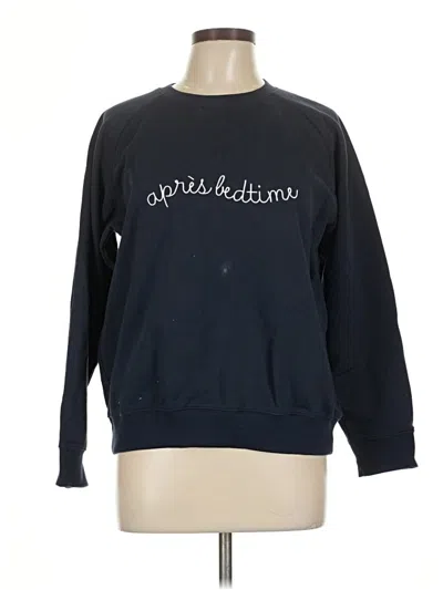 Pre-owned Assorted Brands Sweatshirt In Blue