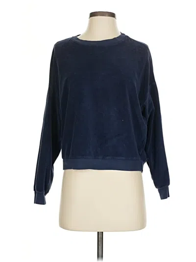 Pre-owned Assorted Brands Sweatshirt In Blue