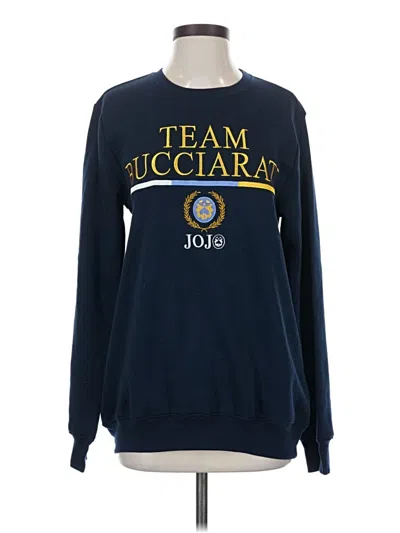 Pre-owned Assorted Brands Sweatshirt In Blue