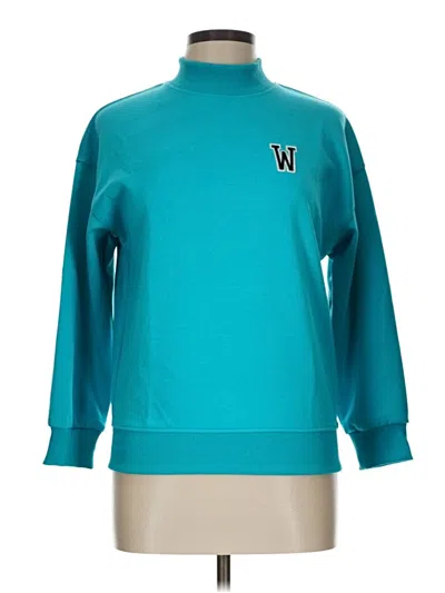 Pre-owned Assorted Brands Sweatshirt In Blue