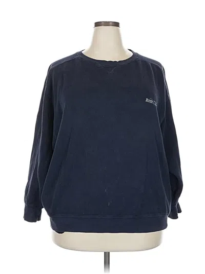 Pre-owned Assorted Brands Sweatshirt In Blue