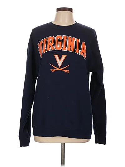 Pre-owned Assorted Brands Sweatshirt In Blue