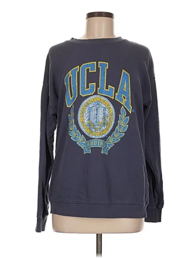 Pre-owned Assorted Brands Sweatshirt In Blue