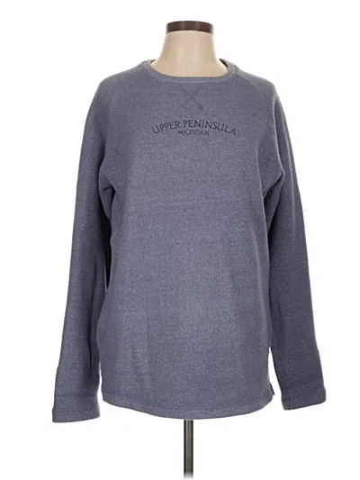 Pre-owned Assorted Brands Sweatshirt In Blue