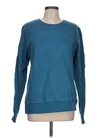 Pre-owned Assorted Brands Sweatshirt In Blue