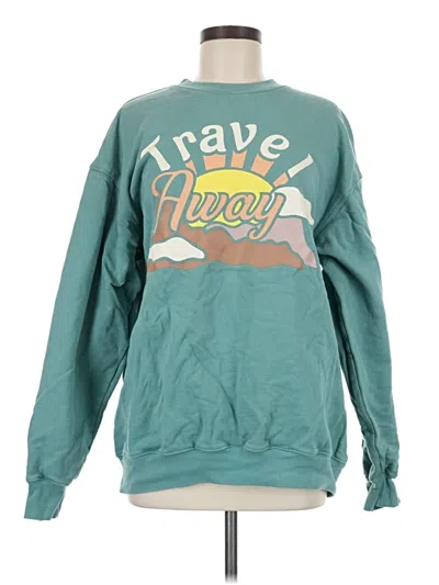 Pre-owned Assorted Brands Sweatshirt In Blue