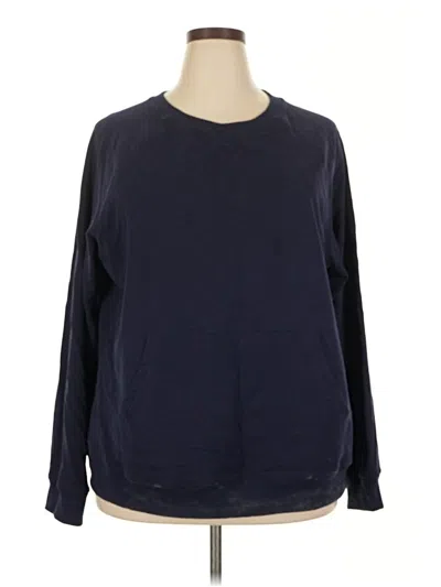 Pre-owned Assorted Brands Sweatshirt In Blue
