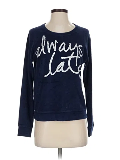 Pre-owned Assorted Brands Sweatshirt In Blue