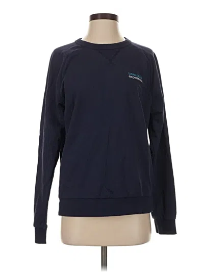 Pre-owned Assorted Brands Sweatshirt In Blue