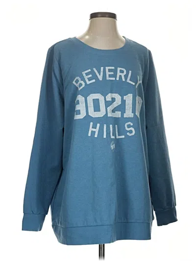 Pre-owned Assorted Brands Sweatshirt In Blue