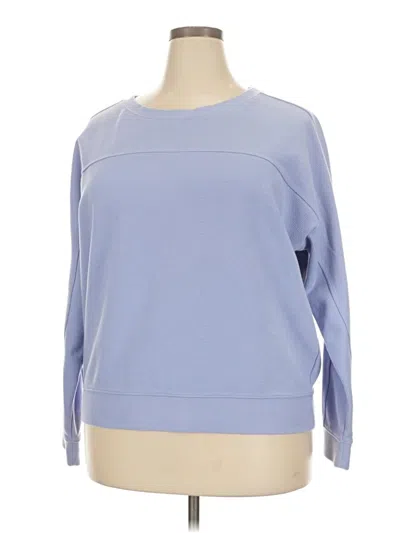 Pre-owned Assorted Brands Sweatshirt In Blue