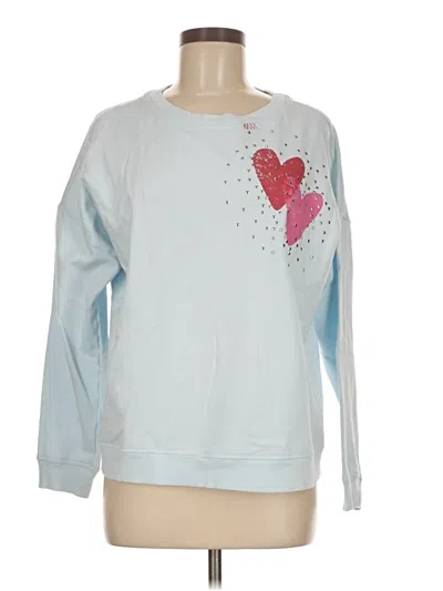 Pre-owned Assorted Brands Sweatshirt In Blue