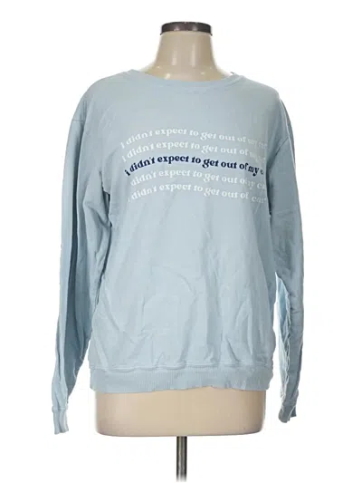 Pre-owned Assorted Brands Sweatshirt In Blue