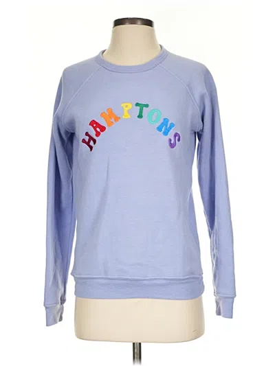 Pre-owned Assorted Brands Sweatshirt In Blue