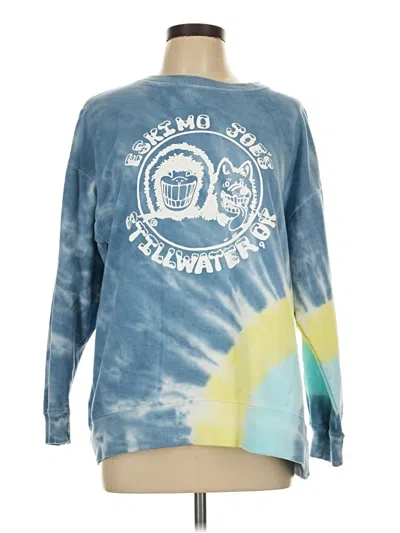 Pre-owned Assorted Brands Sweatshirt In Blue