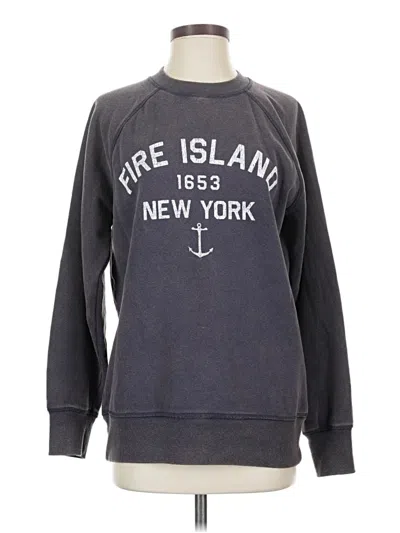 Pre-owned Assorted Brands Sweatshirt In Blue