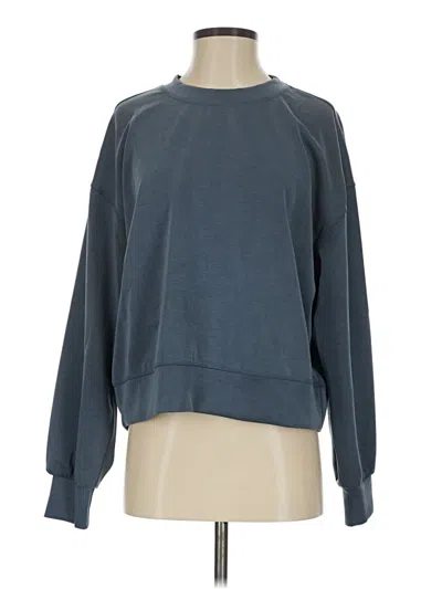 Pre-owned Assorted Brands Sweatshirt In Blue