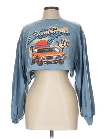 Pre-owned Assorted Brands Sweatshirt In Blue