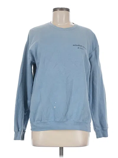 Pre-owned Assorted Brands Sweatshirt In Blue