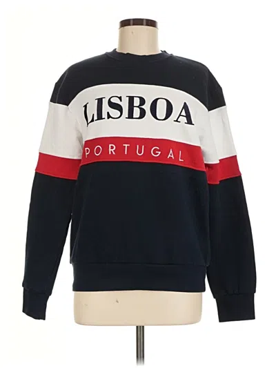Pre-owned Assorted Brands Sweatshirt In Blue