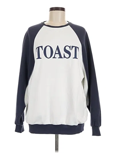 Pre-owned Assorted Brands Sweatshirt In Blue