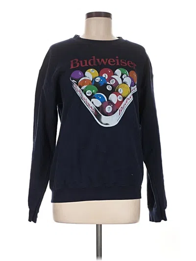 Pre-owned Assorted Brands Sweatshirt In Blue