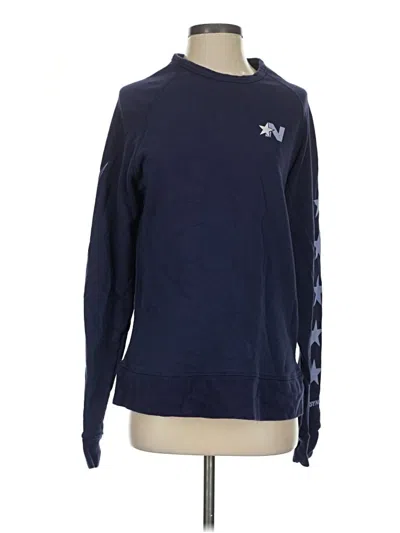 Pre-owned Assorted Brands Sweatshirt In Blue