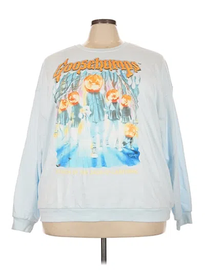 Pre-owned Assorted Brands Sweatshirt In Blue