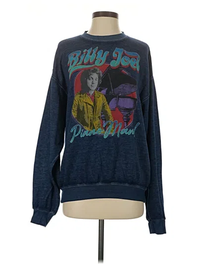 Pre-owned Assorted Brands Sweatshirt In Blue