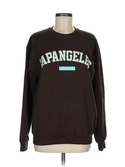 Pre-owned Assorted Brands Sweatshirt In Brown