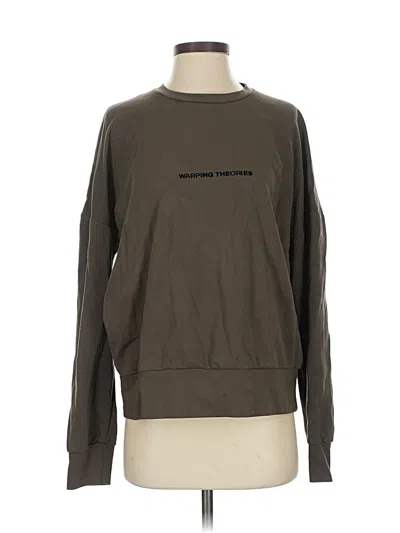 Pre-owned Assorted Brands Sweatshirt In Brown