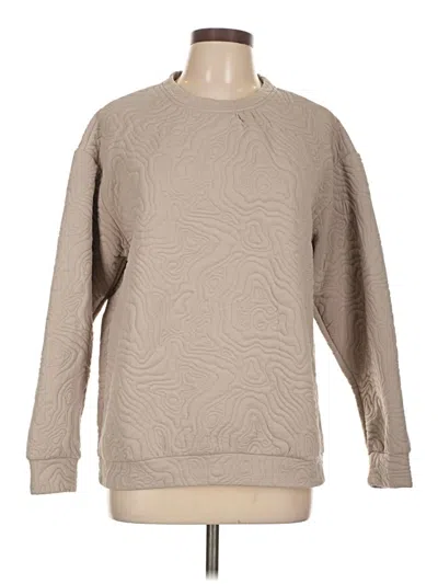 Pre-owned Assorted Brands Sweatshirt In Brown