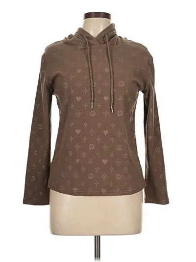 Pre-owned Assorted Brands Sweatshirt In Brown