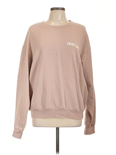 Pre-owned Assorted Brands Sweatshirt In Brown