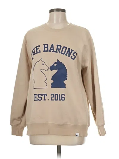 Pre-owned Assorted Brands Sweatshirt In Brown