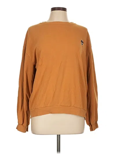 Pre-owned Assorted Brands Sweatshirt In Brown