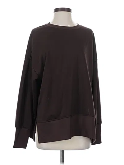Pre-owned Assorted Brands Sweatshirt In Brown